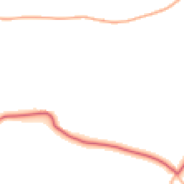 Daytime road noise heatmap for TR14 9PL