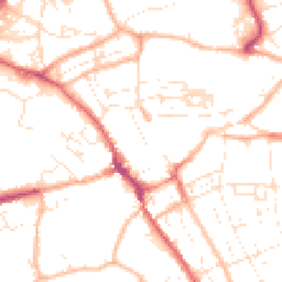 Daytime road noise heatmap for TR15 1AD