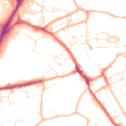 Daytime road noise heatmap for TR15 1AH