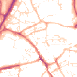 Daytime road noise heatmap for TR15 1AJ