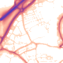 Daytime road noise heatmap for TR15 1AQ