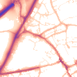 Daytime road noise heatmap for TR15 1AS