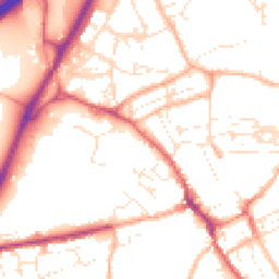 Daytime road noise heatmap for TR15 1AW