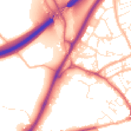 Daytime road noise heatmap for TR15 1BA