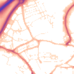 Daytime road noise heatmap for TR15 1BE