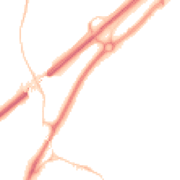 Night-time road noise heatmap for TR15 1BP