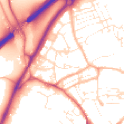 Daytime road noise heatmap for TR15 1BQ