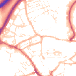 Daytime road noise heatmap for TR15 1BS