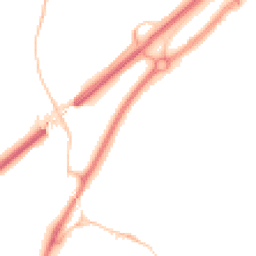 Night-time road noise heatmap for TR15 1BT