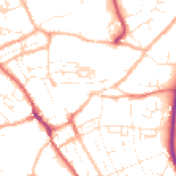 Daytime road noise heatmap for TR15 1BZ