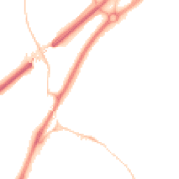 Night-time road noise heatmap for TR15 1DB