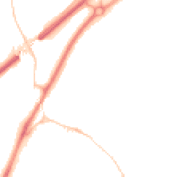 Night-time road noise heatmap for TR15 1DL