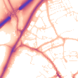 Daytime road noise heatmap for TR15 1DQ
