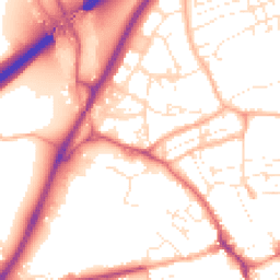 Daytime road noise heatmap for TR15 1DR