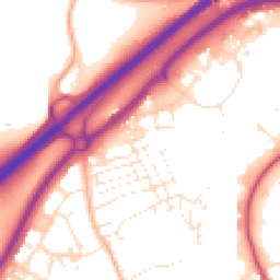 Daytime road noise heatmap for TR15 1EG