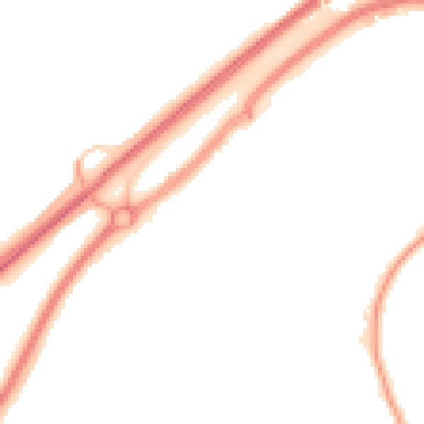 Night-time road noise heatmap for TR15 1EG