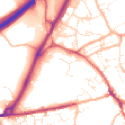 Daytime road noise heatmap for TR15 1FQ