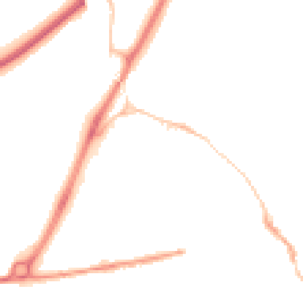 Night-time road noise heatmap for TR15 1FQ