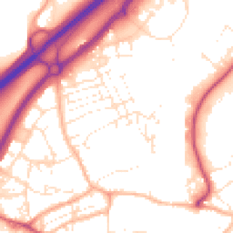 Daytime road noise heatmap for TR15 1HA