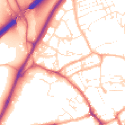 Daytime road noise heatmap for TR15 1JD