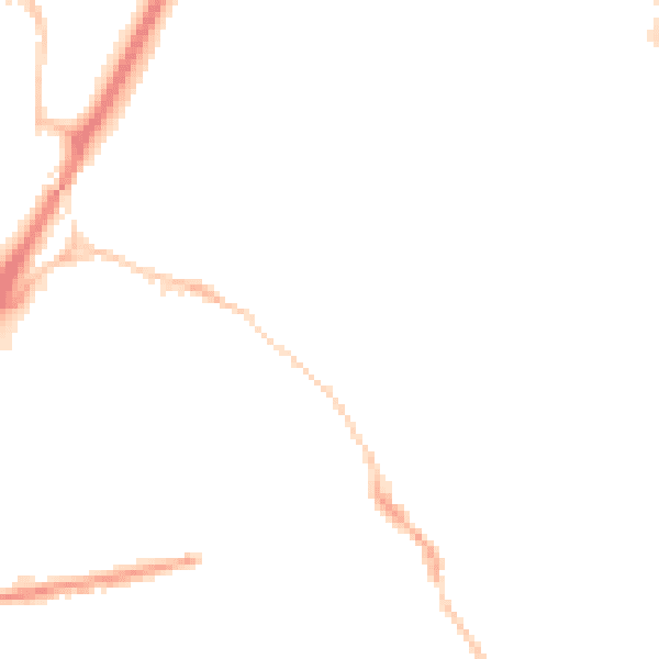 Night-time road noise heatmap for TR15 1JL