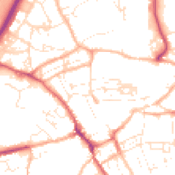 Daytime road noise heatmap for TR15 1JZ