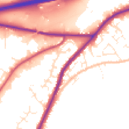 Daytime road noise heatmap for TR15 1NR