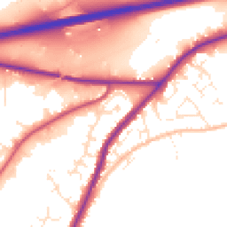 Daytime road noise heatmap for TR15 1NT
