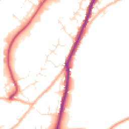 Daytime road noise heatmap for TR15 1PB
