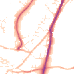 Daytime road noise heatmap for TR15 1QB