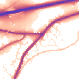Daytime road noise heatmap for TR15 1QT