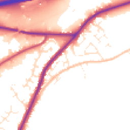 Daytime road noise heatmap for TR15 1QX