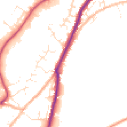 Daytime road noise heatmap for TR15 1QZ