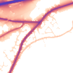 Daytime road noise heatmap for TR15 1RE