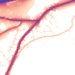 Daytime road noise heatmap for TR15 1RF