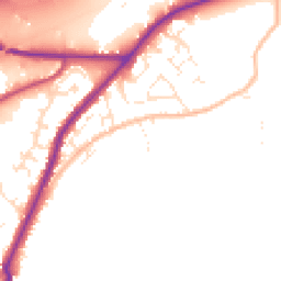Daytime road noise heatmap for TR15 1RL