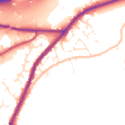 Daytime road noise heatmap for TR15 1RP