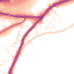 Daytime road noise heatmap for TR15 1RS