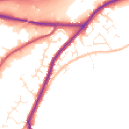 Daytime road noise heatmap for TR15 1SA