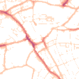 Daytime road noise heatmap for TR15 2AY