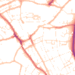 Daytime road noise heatmap for TR15 2EA