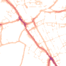 Daytime road noise heatmap for TR15 2EW