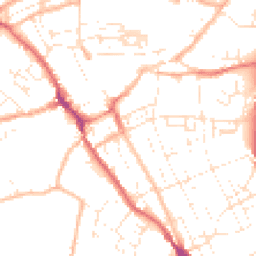 Daytime road noise heatmap for TR15 2FJ