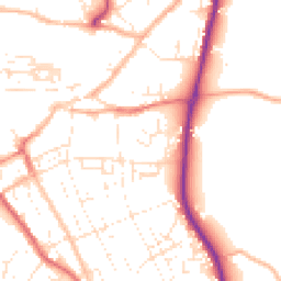 Daytime road noise heatmap for TR15 2HJ
