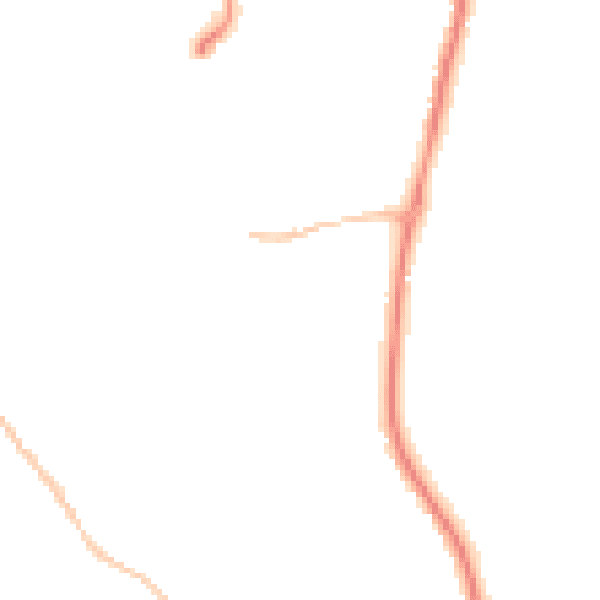 Night-time road noise heatmap for TR15 2HJ