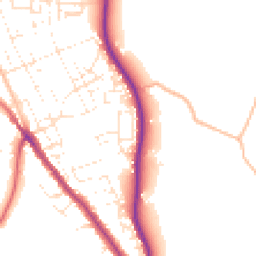 Daytime road noise heatmap for TR15 2LG