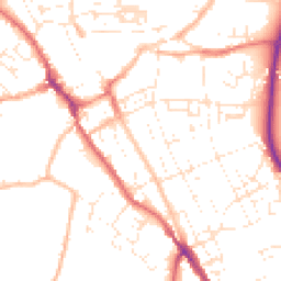 Daytime road noise heatmap for TR15 2LL