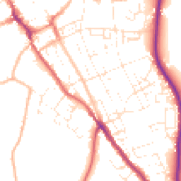 Daytime road noise heatmap for TR15 2LP