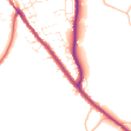 Daytime road noise heatmap for TR15 2NW