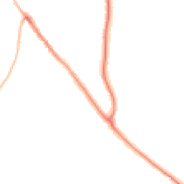 Night-time road noise heatmap for TR15 2NW